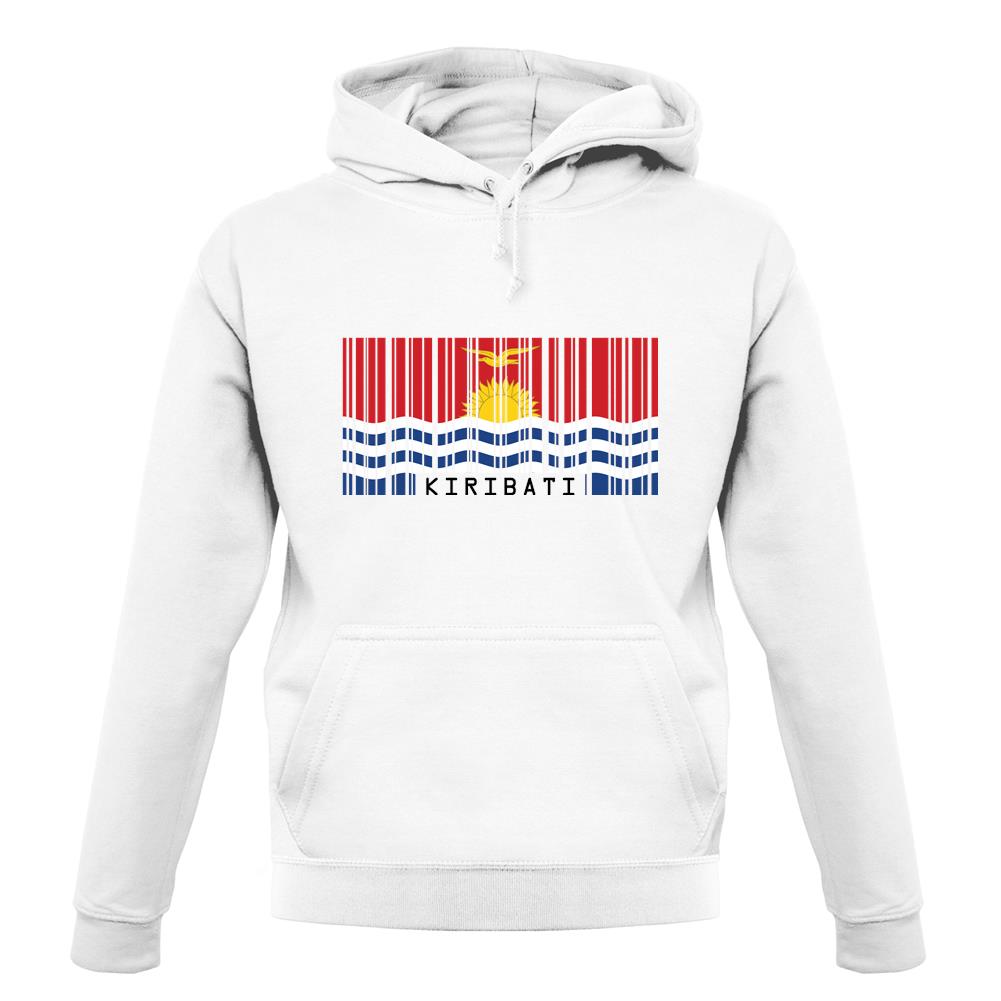 Kiribati Barcode Style Flag unisex hoodie Kiribati Barcode Style Flag unisex hoodie