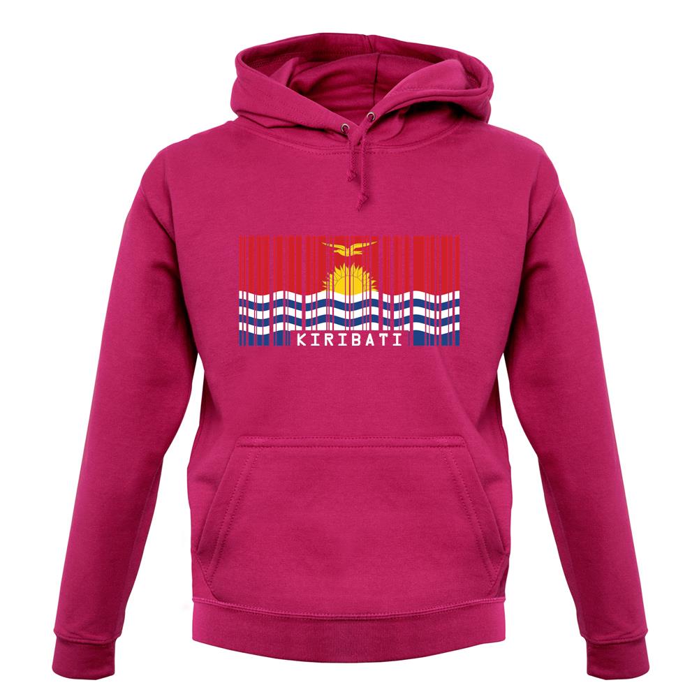 Kiribati Barcode Style Flag unisex hoodie Kiribati Barcode Style Flag unisex hoodie