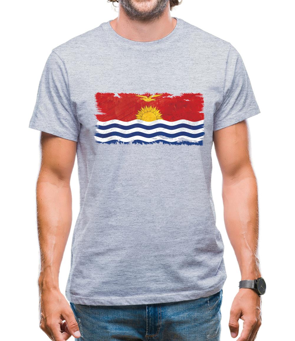 Kiribati Grunge Style Flag Mens T-Shirt Kiribati Grunge Style Flag Mens T-Shirt