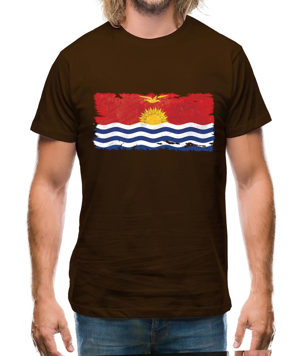 Kiribati Grunge Style Flag Mens T-Shirt Kiribati Grunge Style Flag Mens T-Shirt