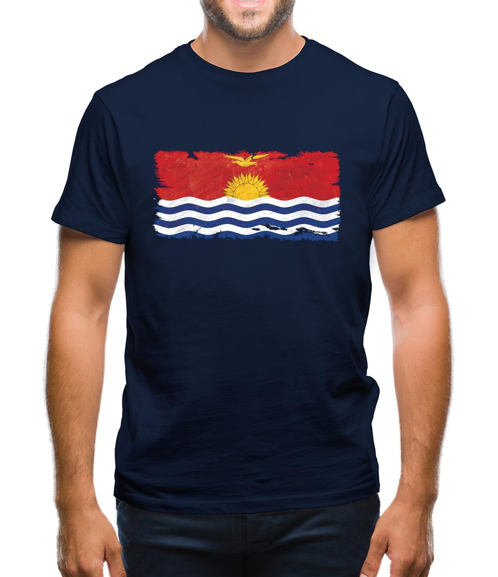 Kiribati Grunge Style Flag Mens T-Shirt Kiribati Grunge Style Flag Mens T-Shirt
