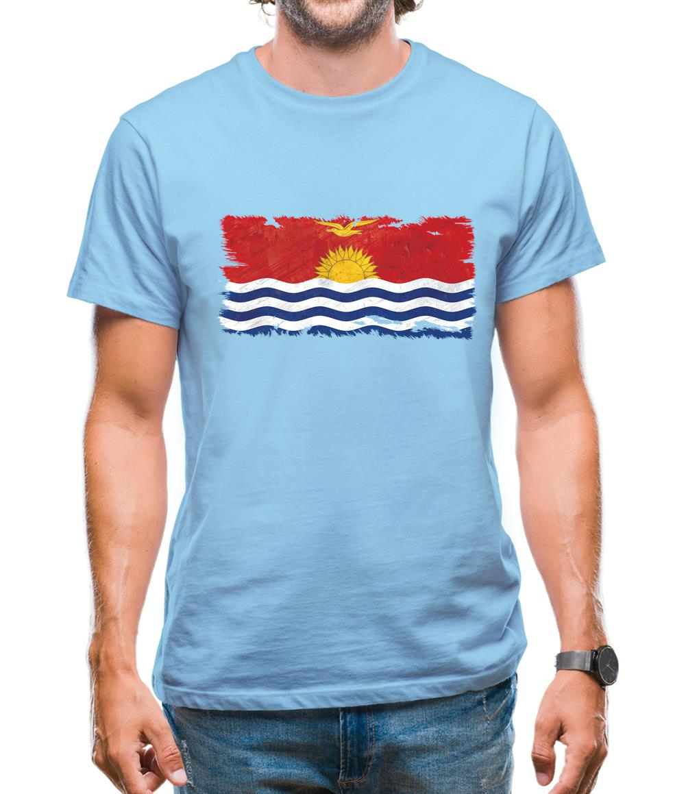 Kiribati Grunge Style Flag Mens T-Shirt Kiribati Grunge Style Flag Mens T-Shirt