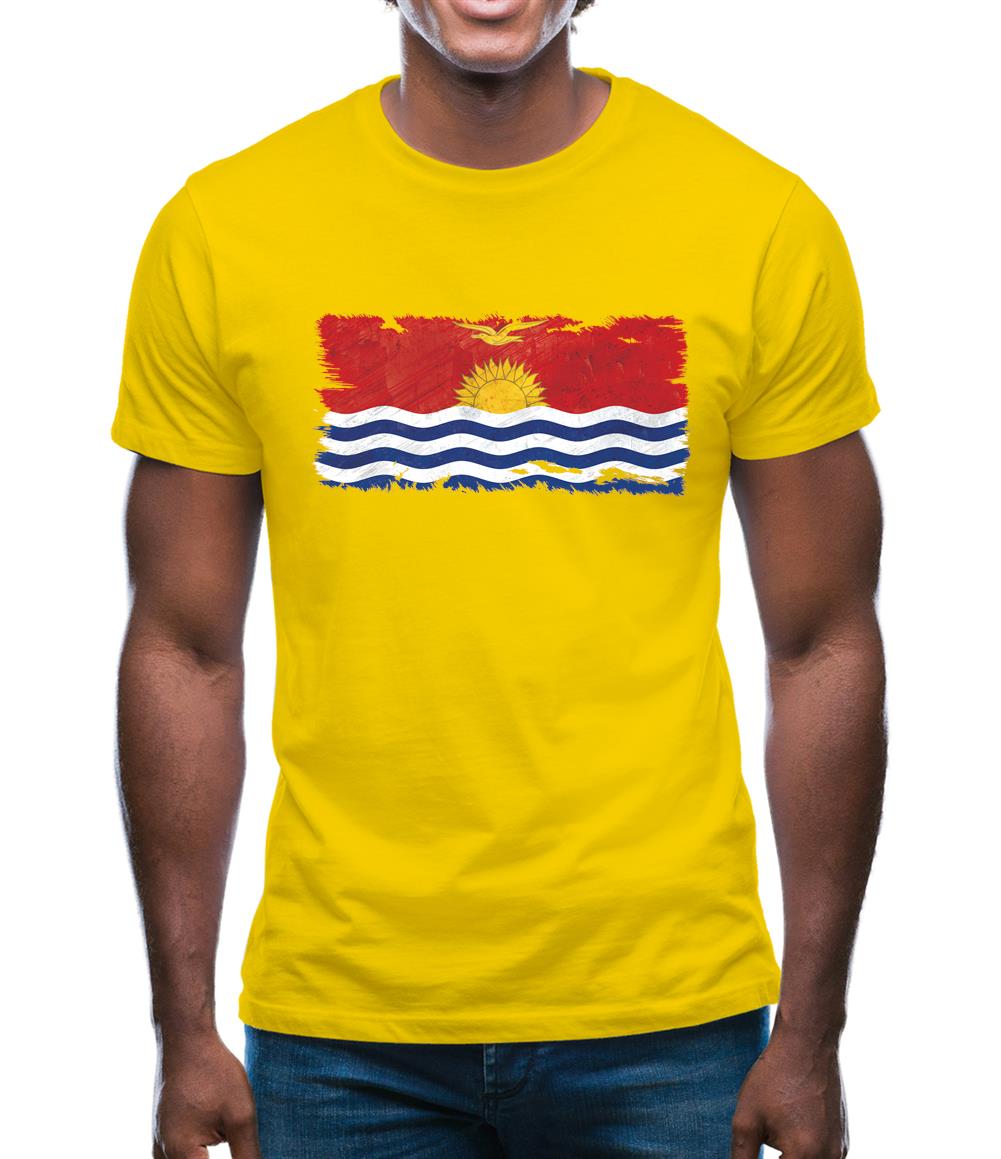 Kiribati Grunge Style Flag Mens T-Shirt Kiribati Grunge Style Flag Mens T-Shirt