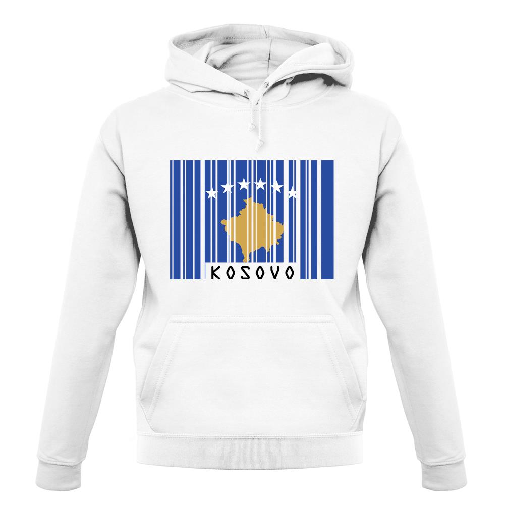 Kosovo Barcode Style Flag unisex hoodie Kosovo Barcode Style Flag unisex hoodie