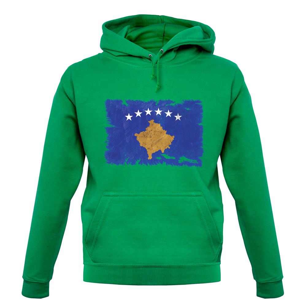 Kosovo Grunge Style Flag unisex hoodie Kosovo Grunge Style Flag unisex hoodie