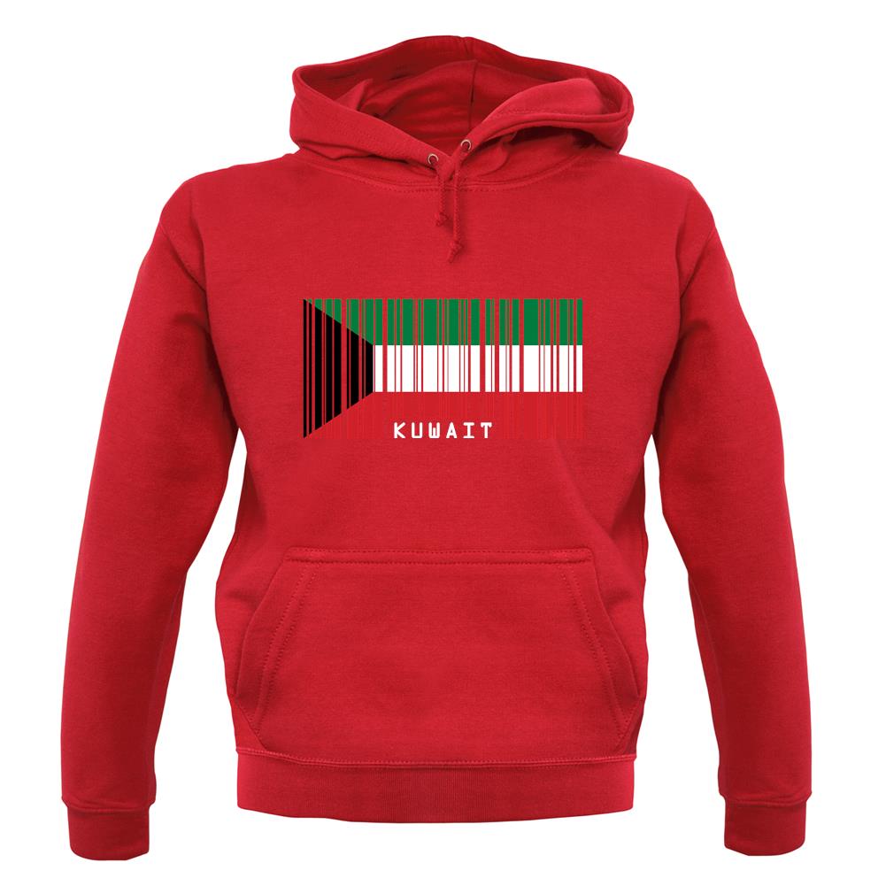 Kuwait Barcode Style Flag unisex hoodie Kuwait Barcode Style Flag unisex hoodie
