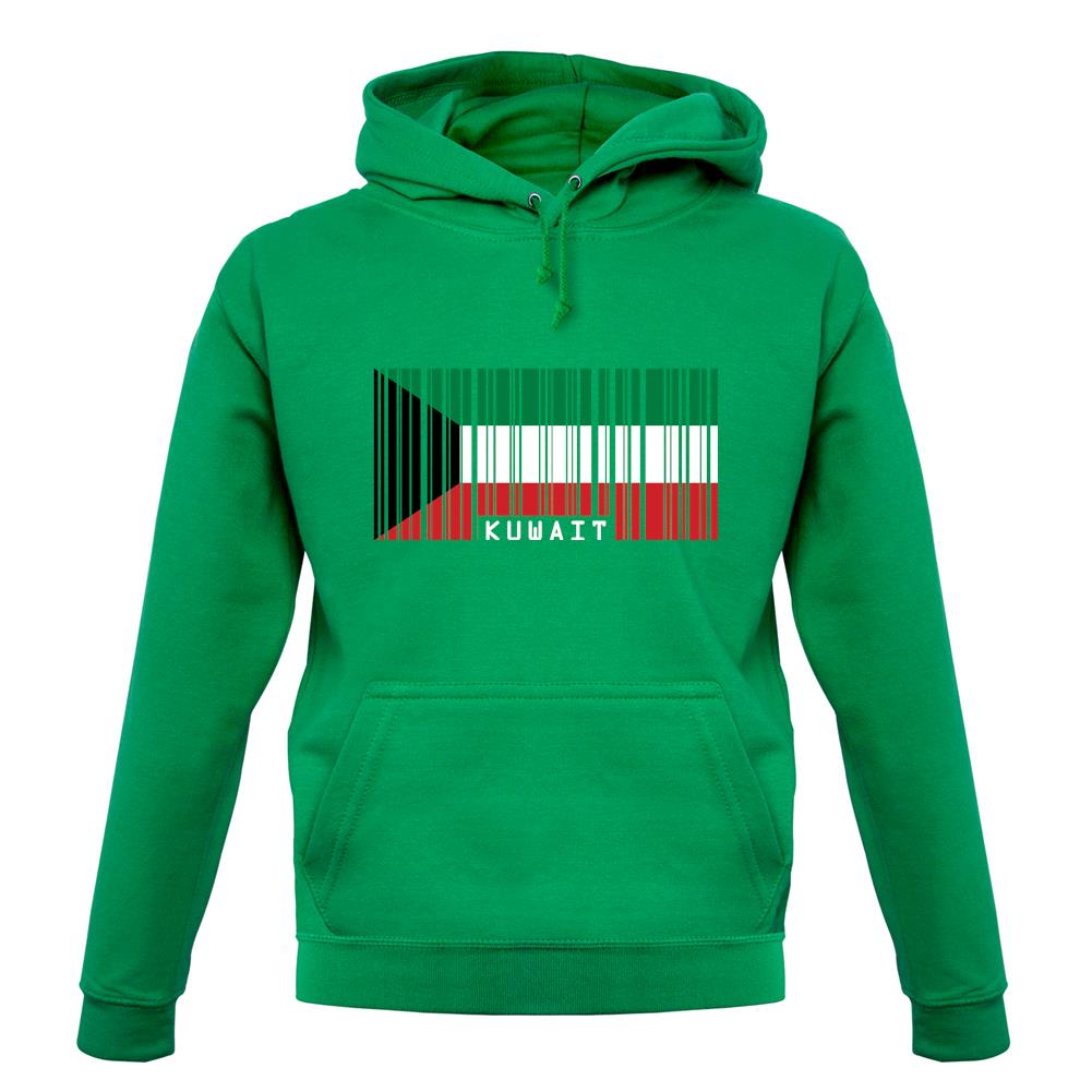 Kuwait Barcode Style Flag unisex hoodie Kuwait Barcode Style Flag unisex hoodie