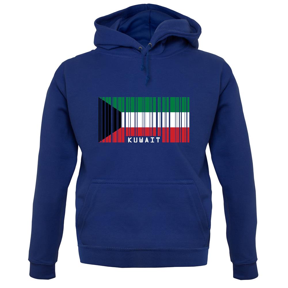 Kuwait Barcode Style Flag unisex hoodie Kuwait Barcode Style Flag unisex hoodie