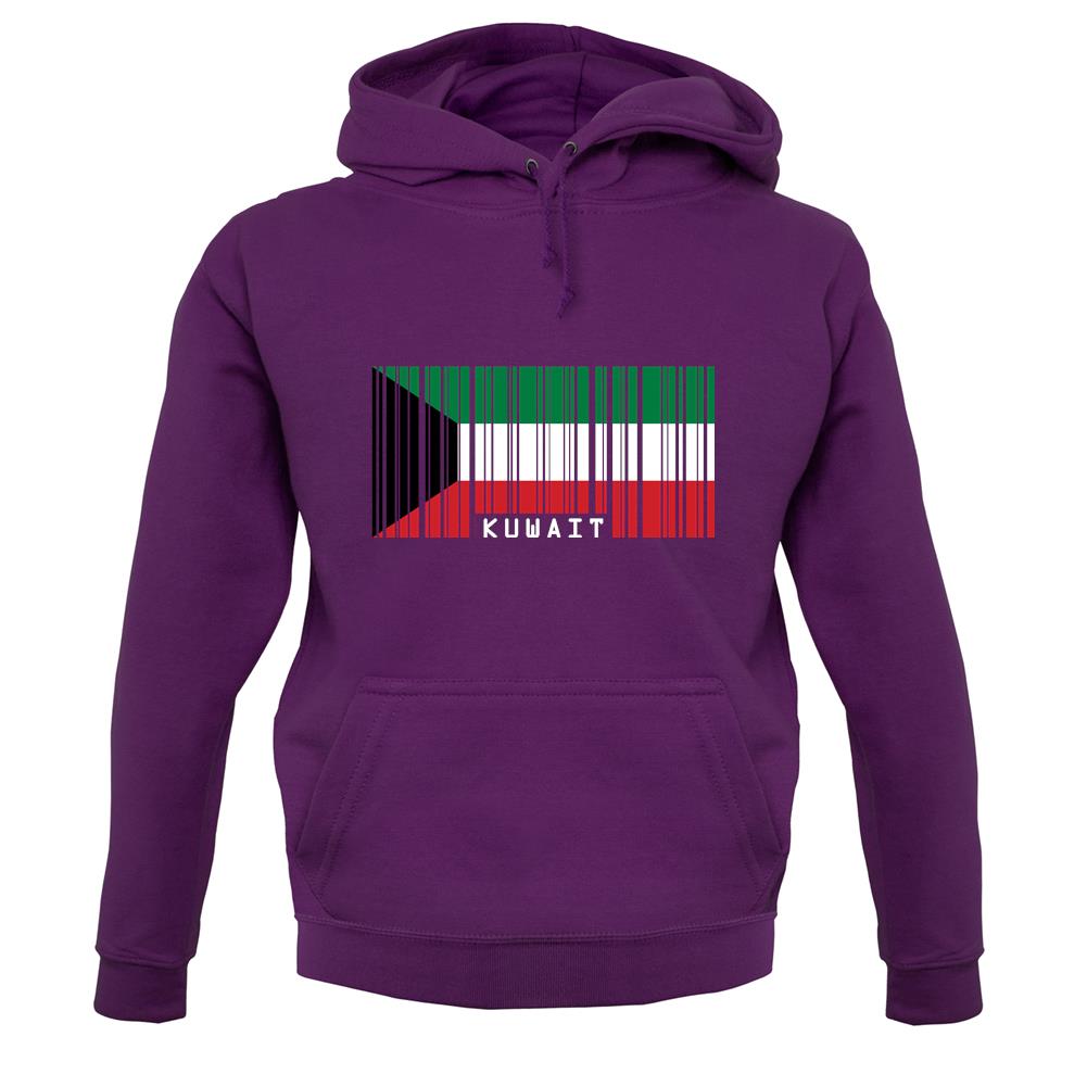 Kuwait Barcode Style Flag unisex hoodie Kuwait Barcode Style Flag unisex hoodie
