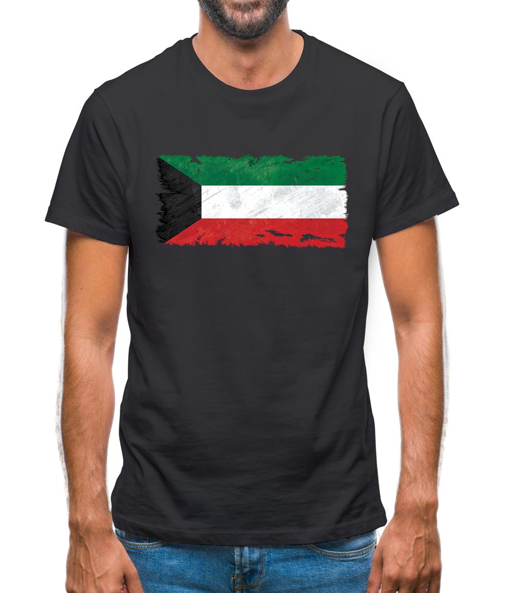 Kuwait Grunge Style Flag Mens T-Shirt Kuwait Grunge Style Flag Mens T-Shirt