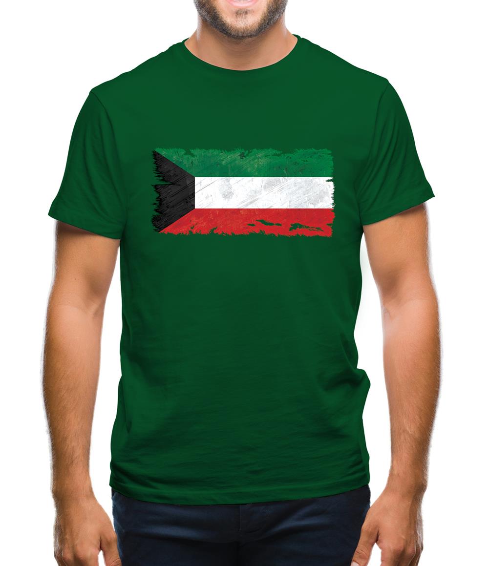 Kuwait Grunge Style Flag Mens T-Shirt Kuwait Grunge Style Flag Mens T-Shirt