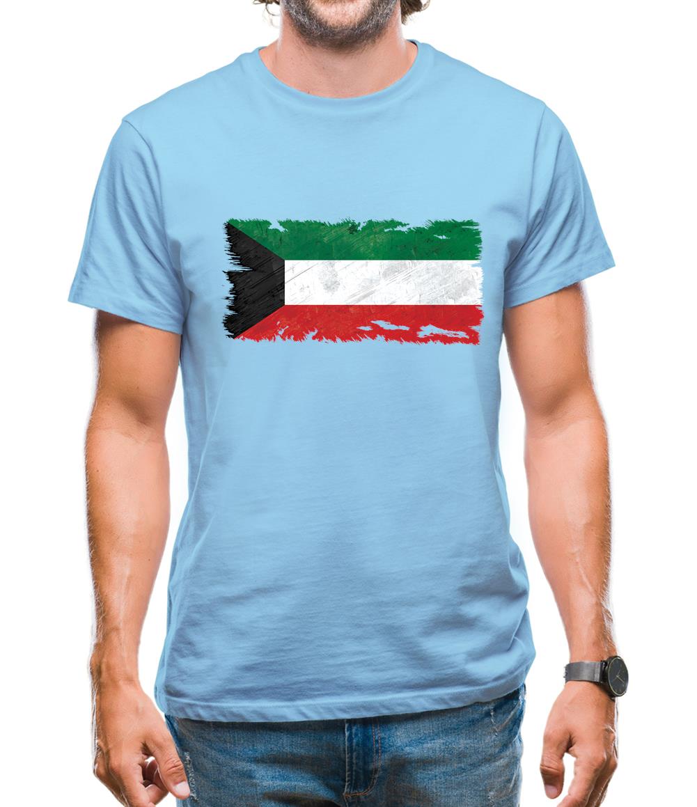 Kuwait Grunge Style Flag Mens T-Shirt Kuwait Grunge Style Flag Mens T-Shirt