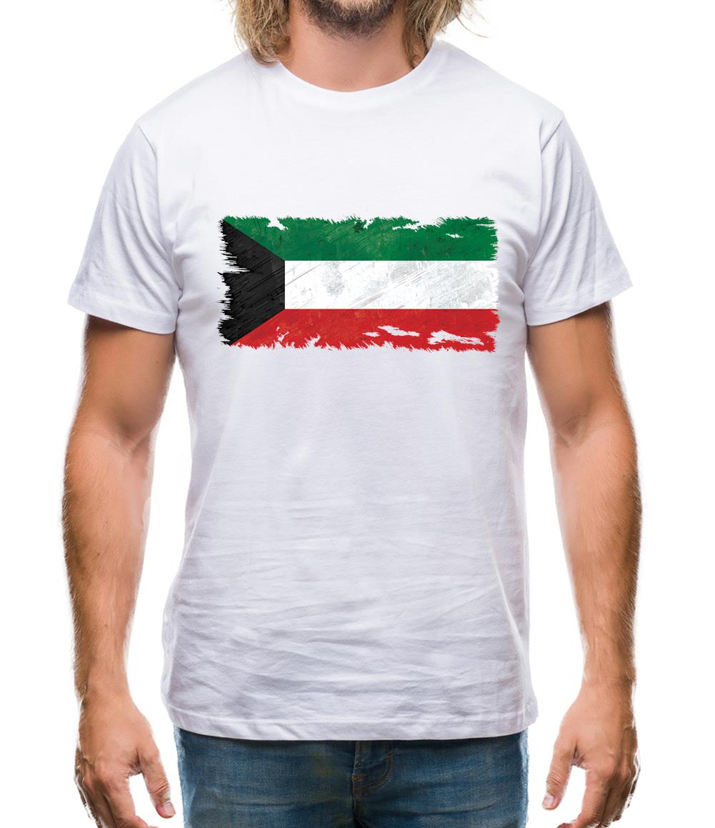 Kuwait Grunge Style Flag Mens T-Shirt Kuwait Grunge Style Flag Mens T-Shirt