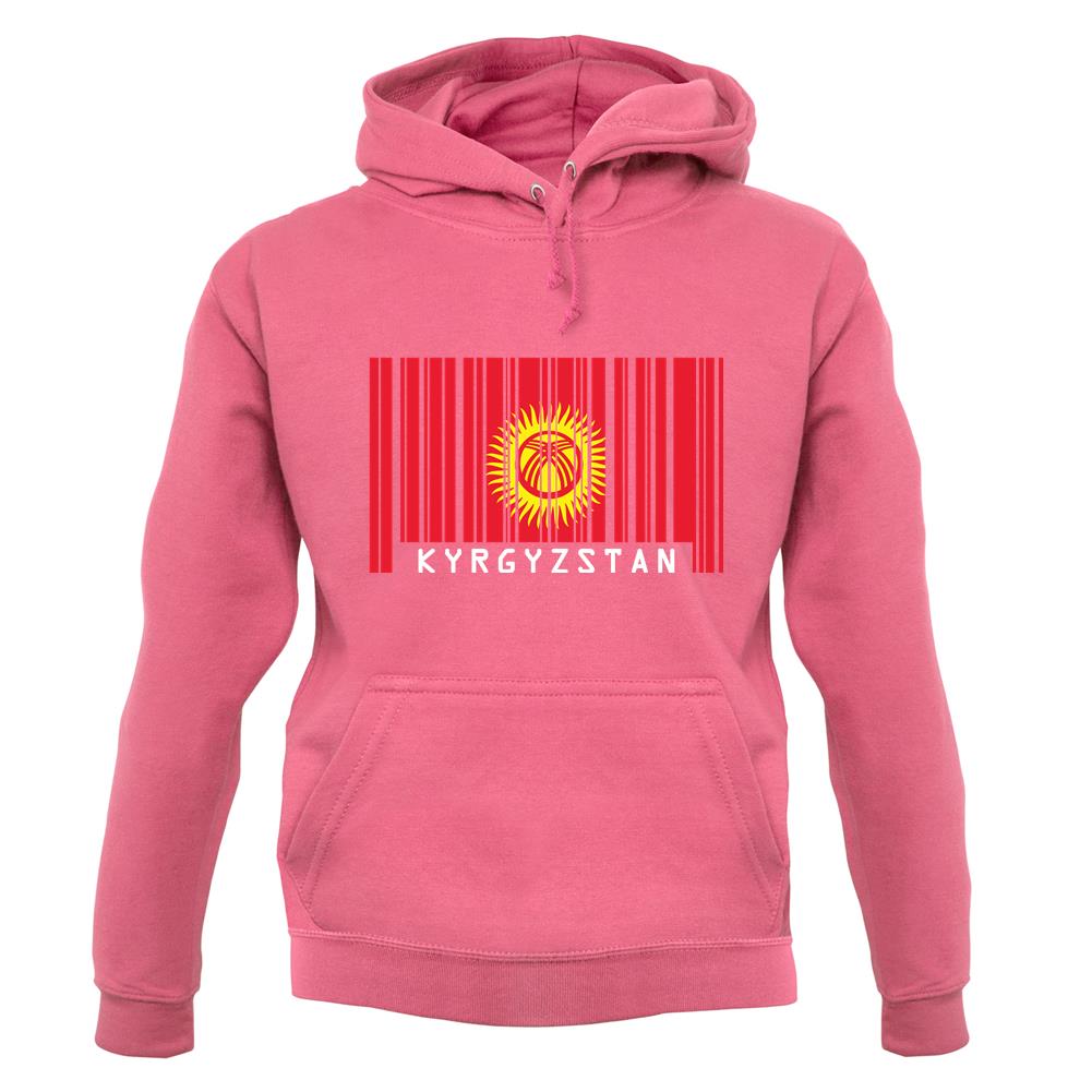 Kyrgyzstan Barcode Style Flag unisex hoodie Kyrgyzstan Barcode Style Flag unisex hoodie