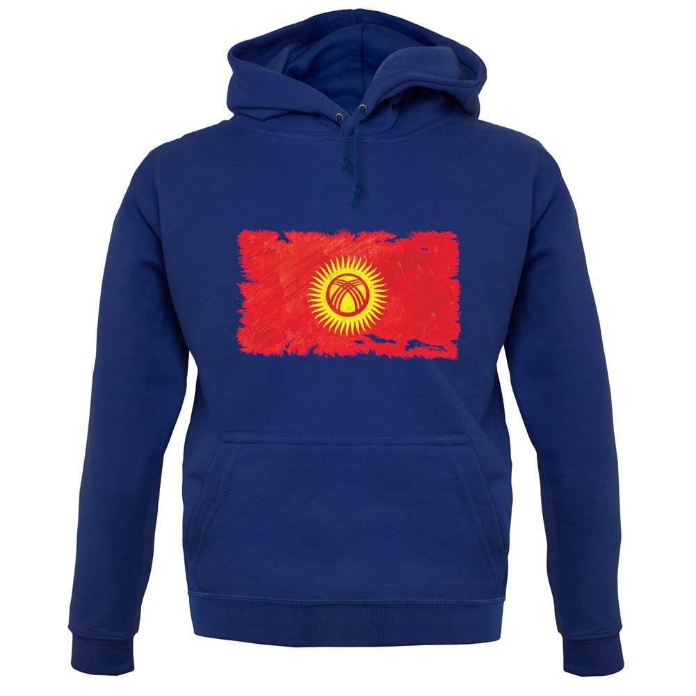 Kyrgyzstan Grunge Style Flag unisex hoodie Kyrgyzstan Grunge Style Flag unisex hoodie