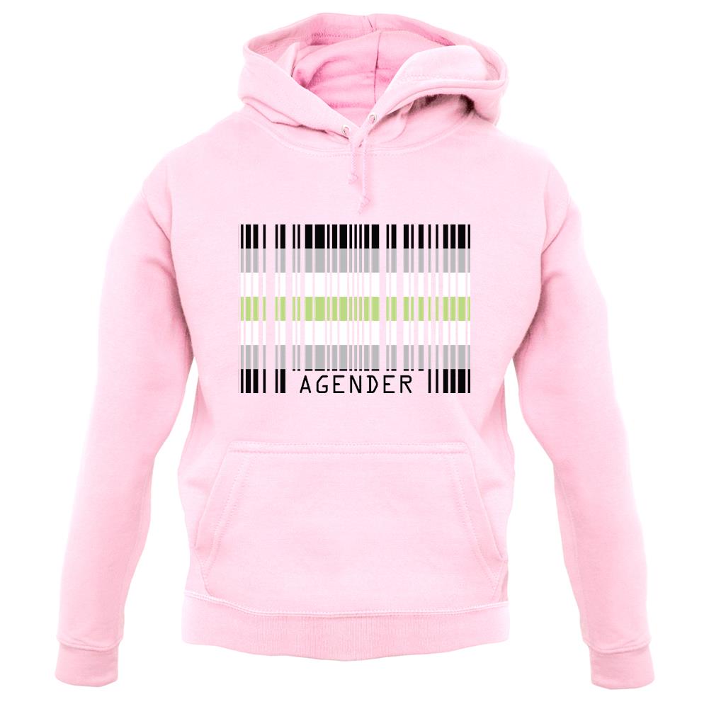 Lgbt Barcode Flags Agender unisex hoodie Lgbt Barcode Flags Agender unisex hoodie