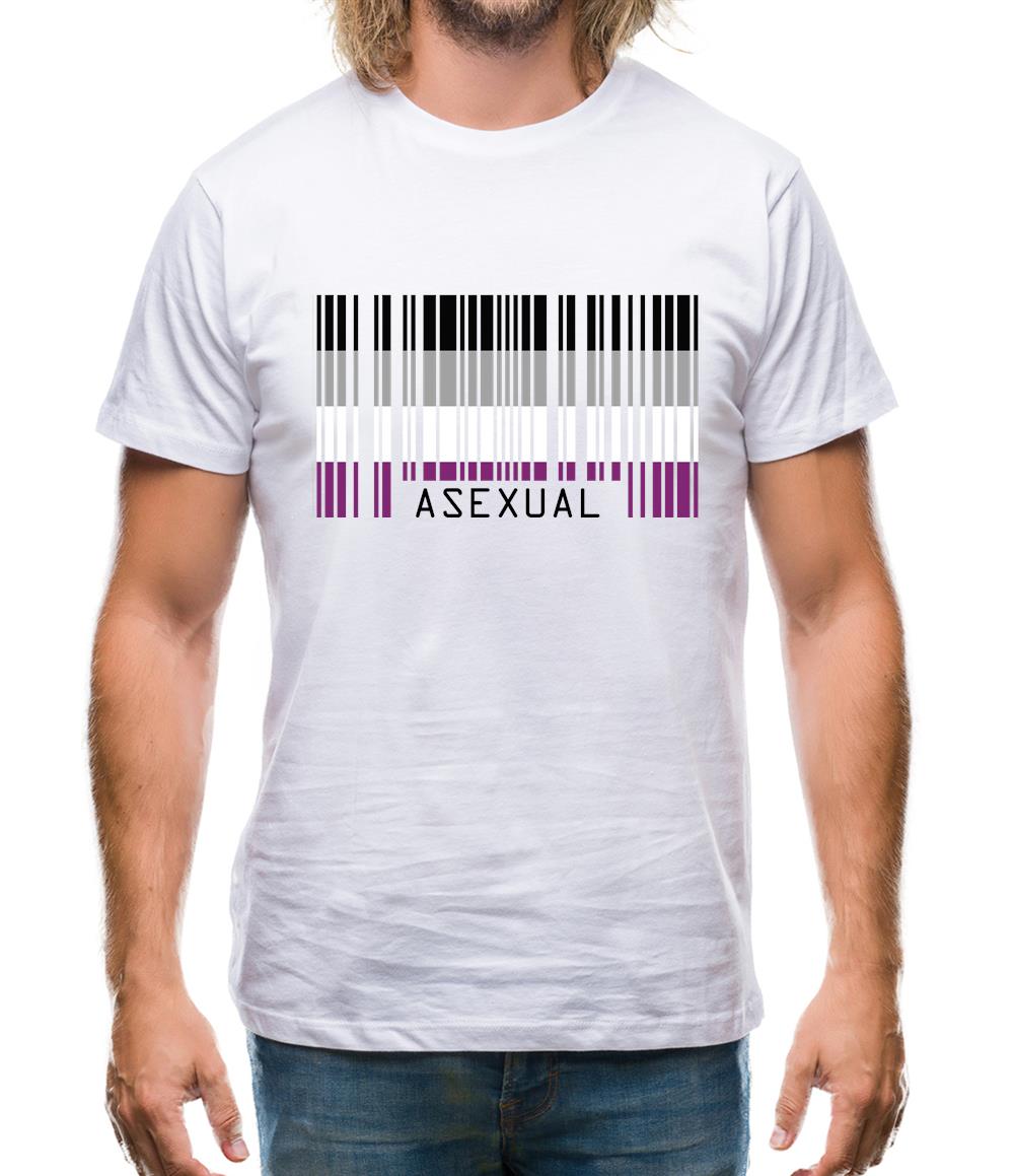 Lgbt Barcode Flags Asexual Mens T-Shirt Lgbt Barcode Flags Asexual Mens T-Shirt