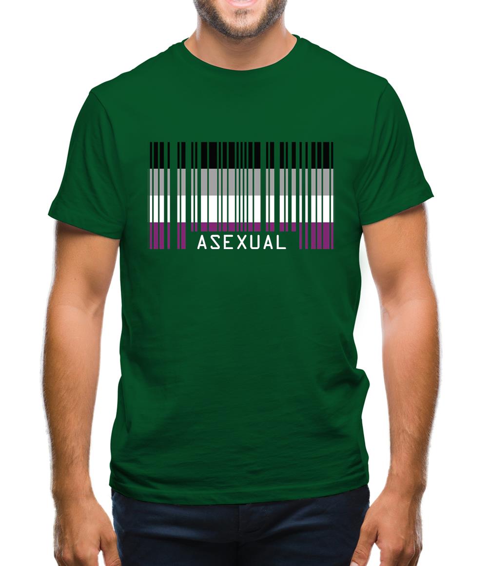Lgbt Barcode Flags Asexual Mens T-Shirt Lgbt Barcode Flags Asexual Mens T-Shirt