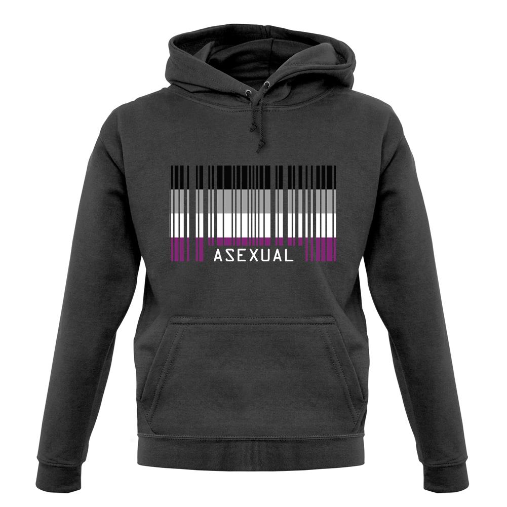 Lgbt Barcode Flags Asexual unisex hoodie Lgbt Barcode Flags Asexual unisex hoodie