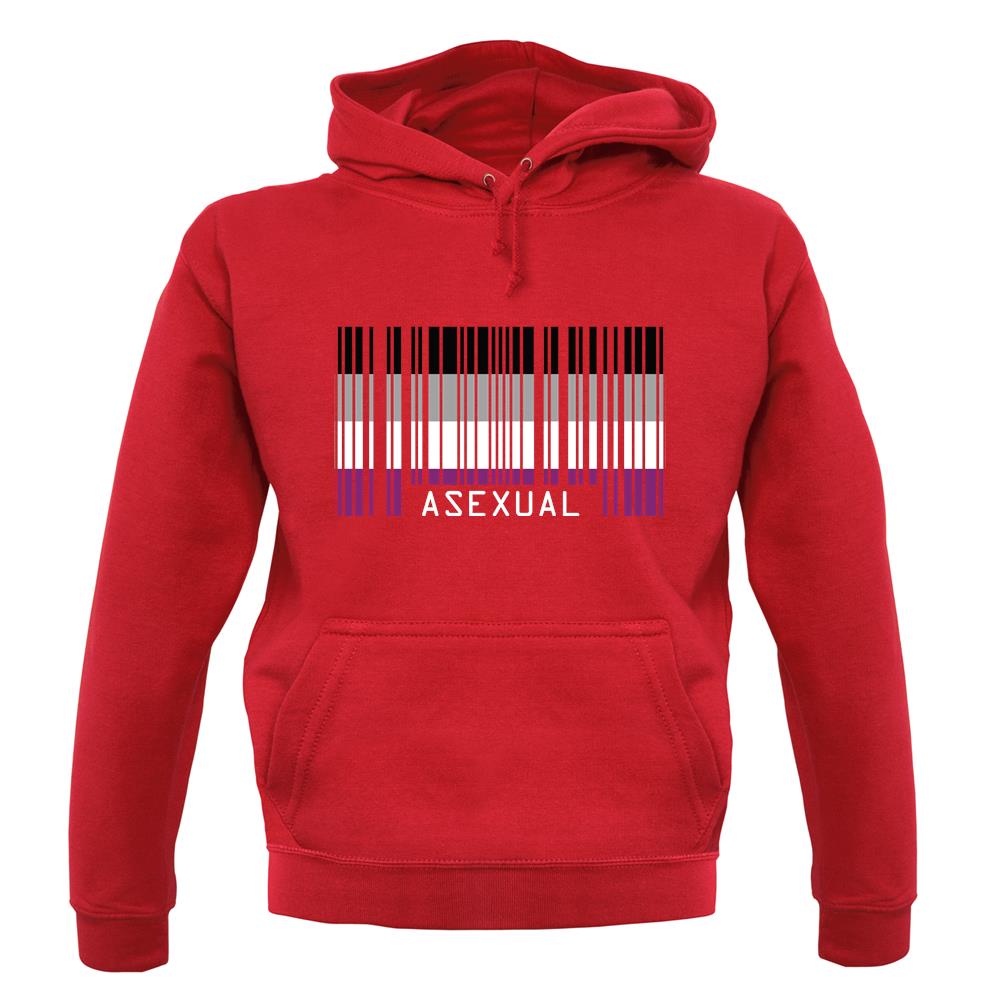 Lgbt Barcode Flags Asexual unisex hoodie Lgbt Barcode Flags Asexual unisex hoodie