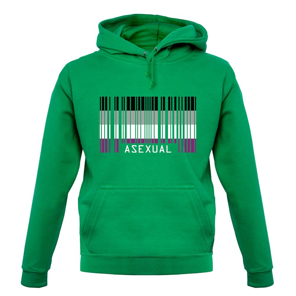 Lgbt Barcode Flags Asexual unisex hoodie Lgbt Barcode Flags Asexual unisex hoodie