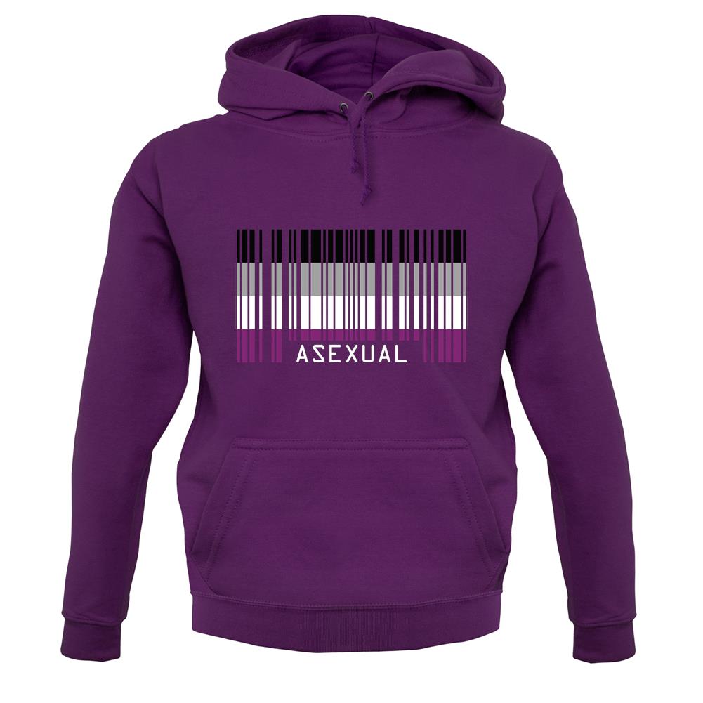 Lgbt Barcode Flags Asexual unisex hoodie Lgbt Barcode Flags Asexual unisex hoodie