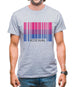 Lgbt Barcode Flags Bisexual Mens T-Shirt Lgbt Barcode Flags Bisexual Mens T-Shirt