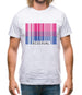 Lgbt Barcode Flags Bisexual Mens T-Shirt Lgbt Barcode Flags Bisexual Mens T-Shirt