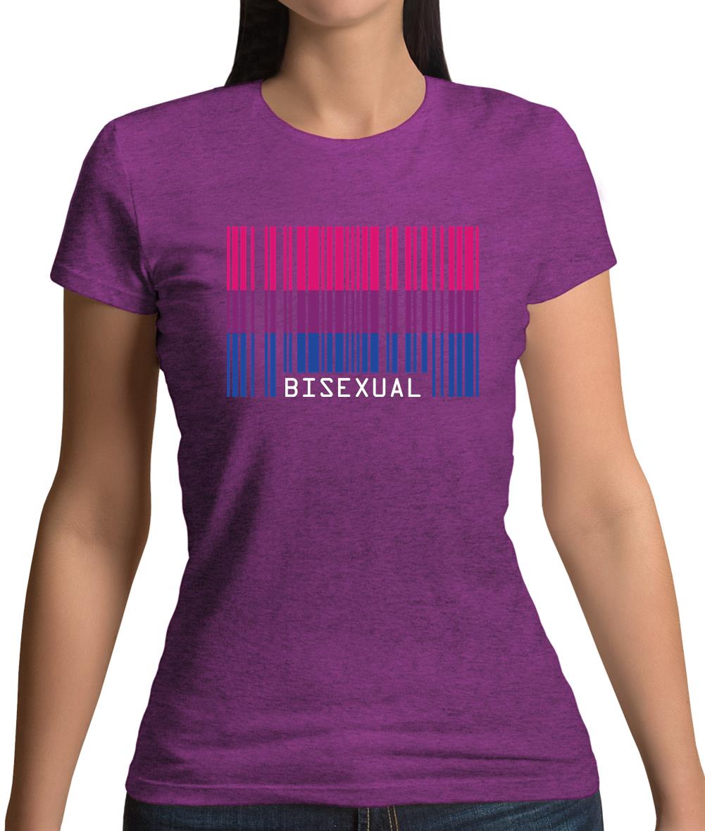 Lgbt Barcode Flags Bisexual Womens T-Shirt Lgbt Barcode Flags Bisexual Womens T-Shirt