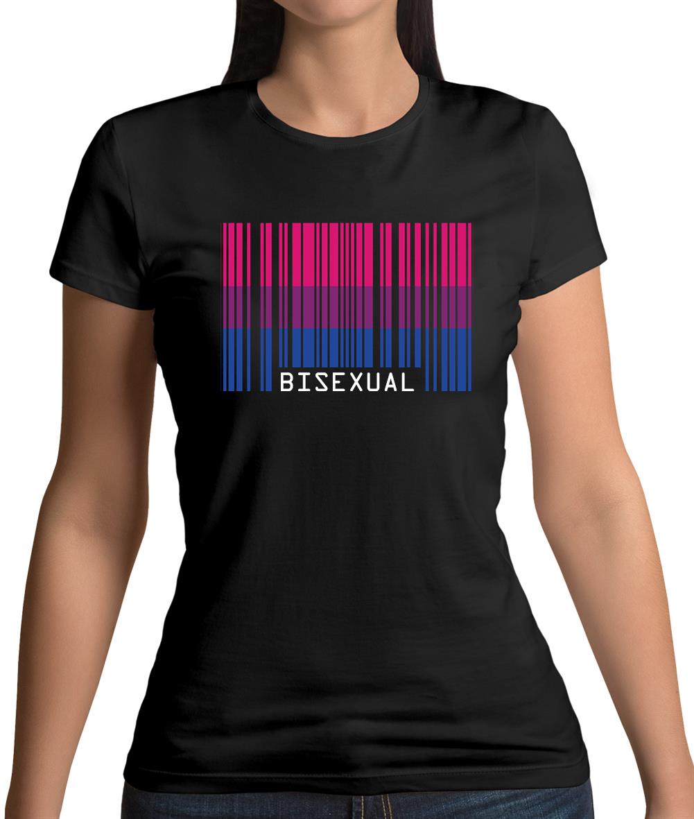 Lgbt Barcode Flags Bisexual Womens T-Shirt Lgbt Barcode Flags Bisexual Womens T-Shirt