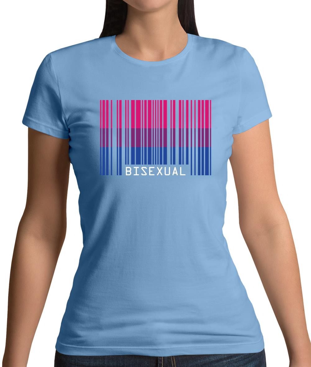 Lgbt Barcode Flags Bisexual Womens T-Shirt Lgbt Barcode Flags Bisexual Womens T-Shirt