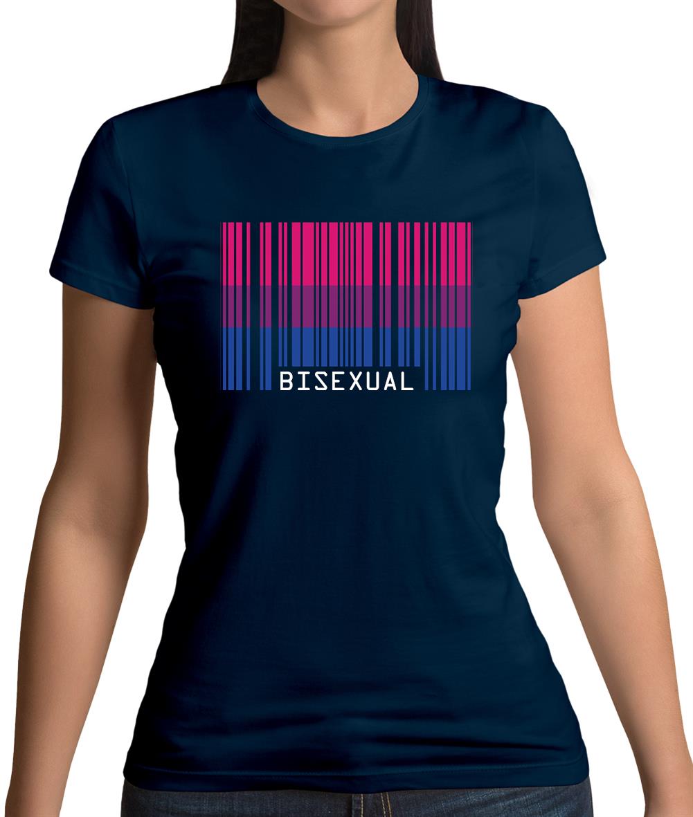 Lgbt Barcode Flags Bisexual Womens T-Shirt Lgbt Barcode Flags Bisexual Womens T-Shirt