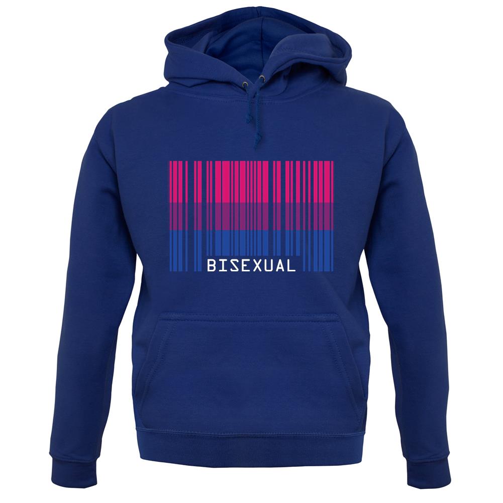 Lgbt Barcode Flags Bisexual unisex hoodie Lgbt Barcode Flags Bisexual unisex hoodie