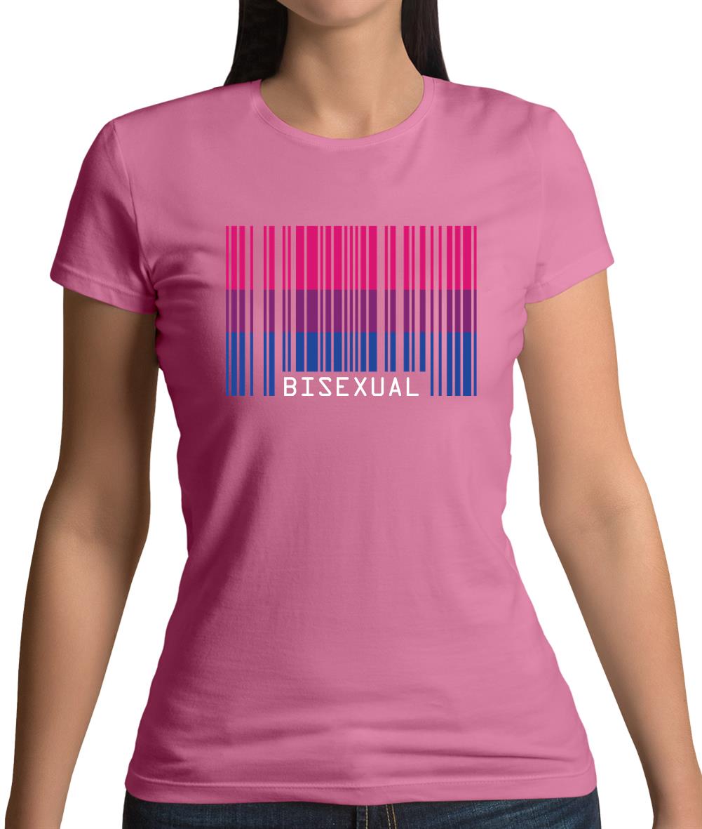 Lgbt Barcode Flags Bisexual Womens T-Shirt Lgbt Barcode Flags Bisexual Womens T-Shirt