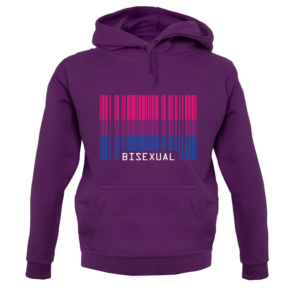 Lgbt Barcode Flags Bisexual unisex hoodie Lgbt Barcode Flags Bisexual unisex hoodie