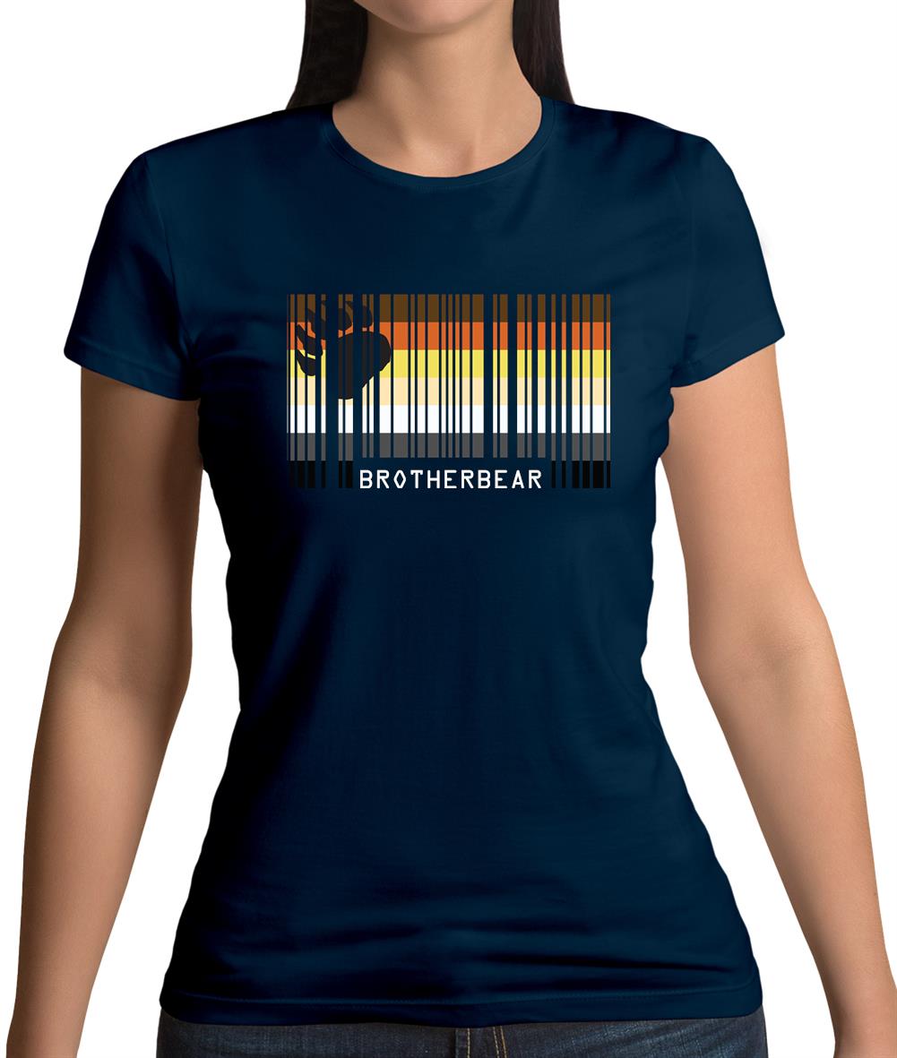 Lgbt Barcode Flags Brother Bear Womens T-Shirt Lgbt Barcode Flags Brother Bear Womens T-Shirt
