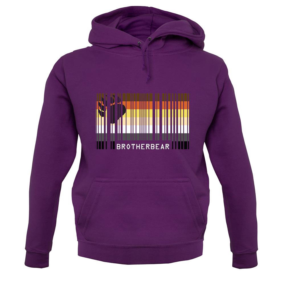 Lgbt Barcode Flags Brother Bear unisex hoodie Lgbt Barcode Flags Brother Bear unisex hoodie