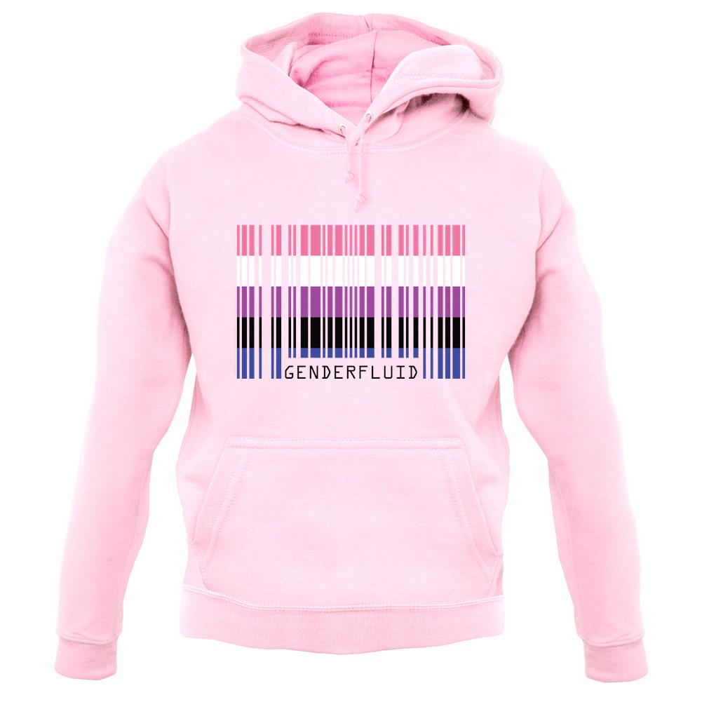Lgbt Barcode Flags Gender Fluid unisex hoodie Lgbt Barcode Flags Gender Fluid unisex hoodie