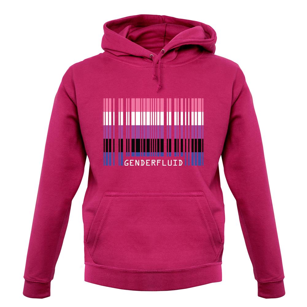 Lgbt Barcode Flags Gender Fluid unisex hoodie Lgbt Barcode Flags Gender Fluid unisex hoodie