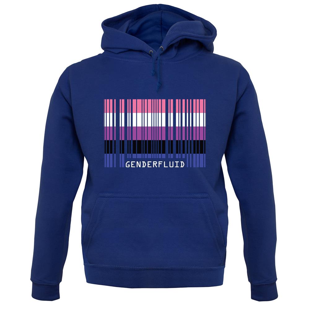 Lgbt Barcode Flags Gender Fluid unisex hoodie Lgbt Barcode Flags Gender Fluid unisex hoodie
