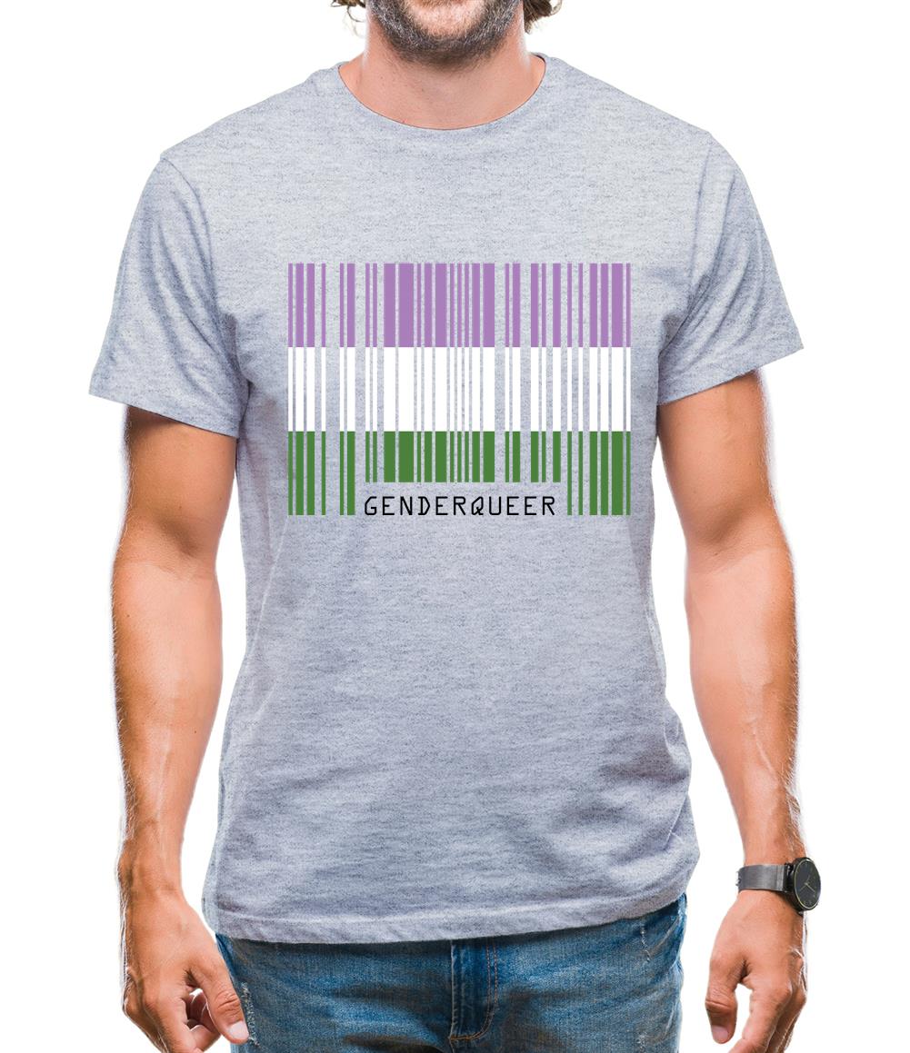Lgbt Barcode Flags Gender Queer Mens T-Shirt Lgbt Barcode Flags Gender Queer Mens T-Shirt