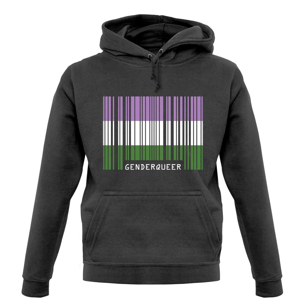 Lgbt Barcode Flags Gender Queer unisex hoodie Lgbt Barcode Flags Gender Queer unisex hoodie