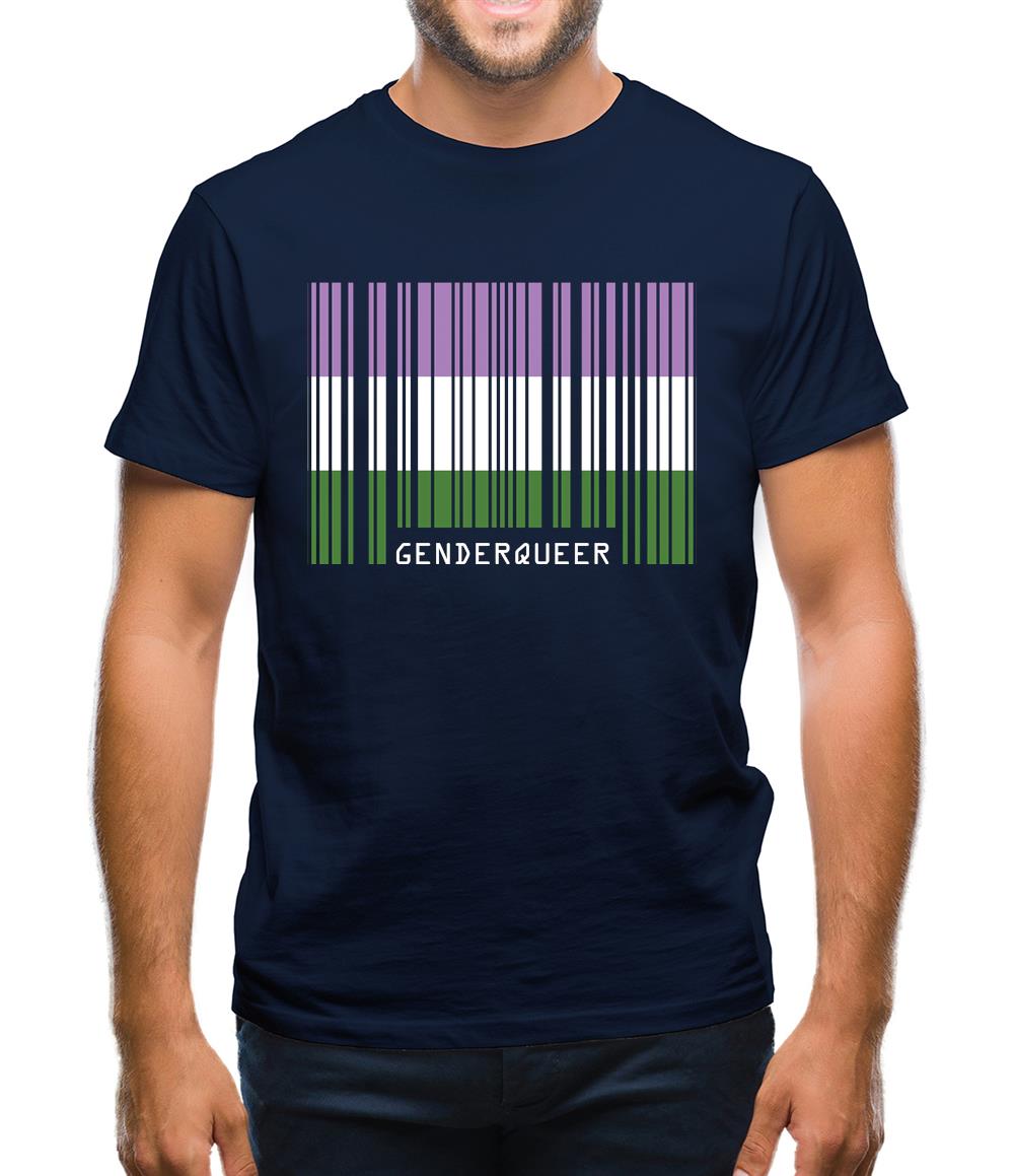 Lgbt Barcode Flags Gender Queer Mens T-Shirt Lgbt Barcode Flags Gender Queer Mens T-Shirt