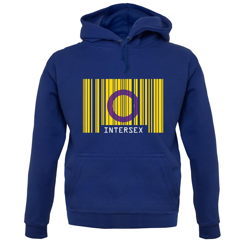 Lgbt Barcode Flags Intersex unisex hoodie Lgbt Barcode Flags Intersex unisex hoodie