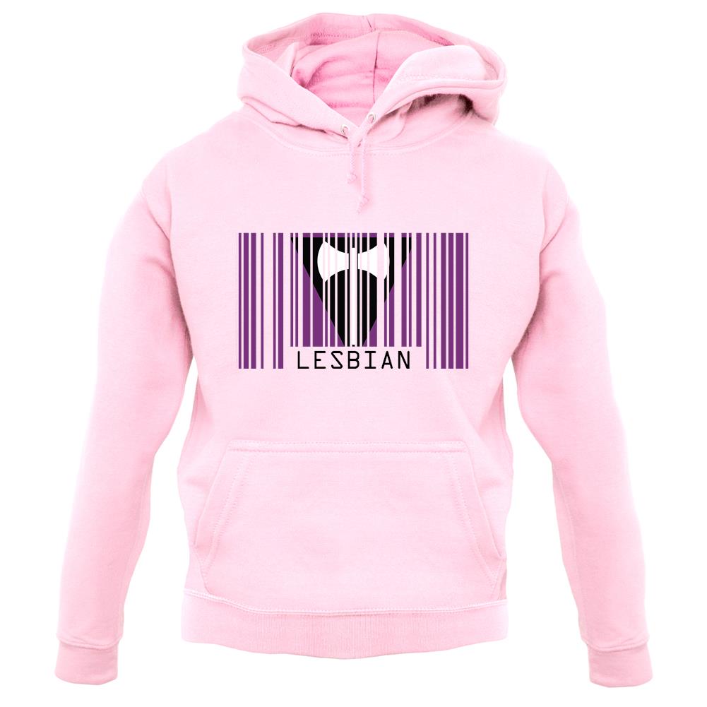 Lgbt Barcode Flags Lesbian unisex hoodie Lgbt Barcode Flags Lesbian unisex hoodie