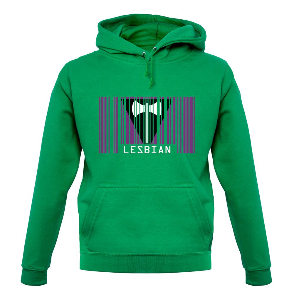 Lgbt Barcode Flags Lesbian unisex hoodie Lgbt Barcode Flags Lesbian unisex hoodie