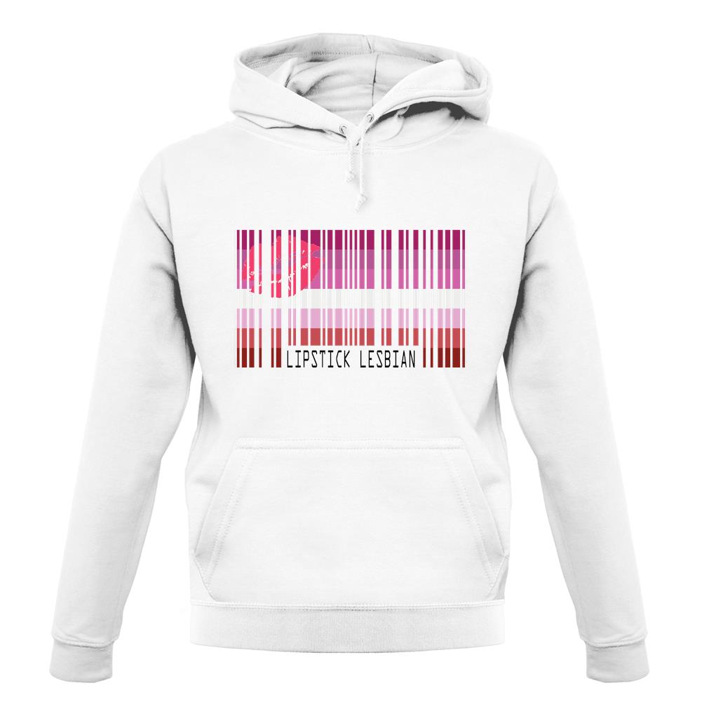 Lgbt Barcode Flags Lipstick Lesbian unisex hoodie Lgbt Barcode Flags Lipstick Lesbian unisex hoodie
