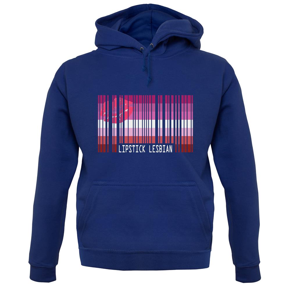 Lgbt Barcode Flags Lipstick Lesbian unisex hoodie Lgbt Barcode Flags Lipstick Lesbian unisex hoodie