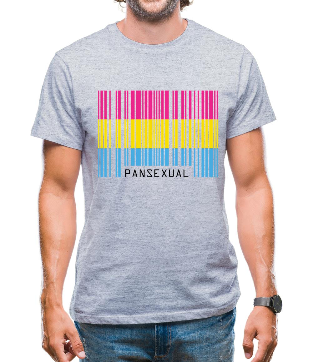 Lgbt Barcode Flags Pan Sexual Mens T-Shirt Lgbt Barcode Flags Pan Sexual Mens T-Shirt