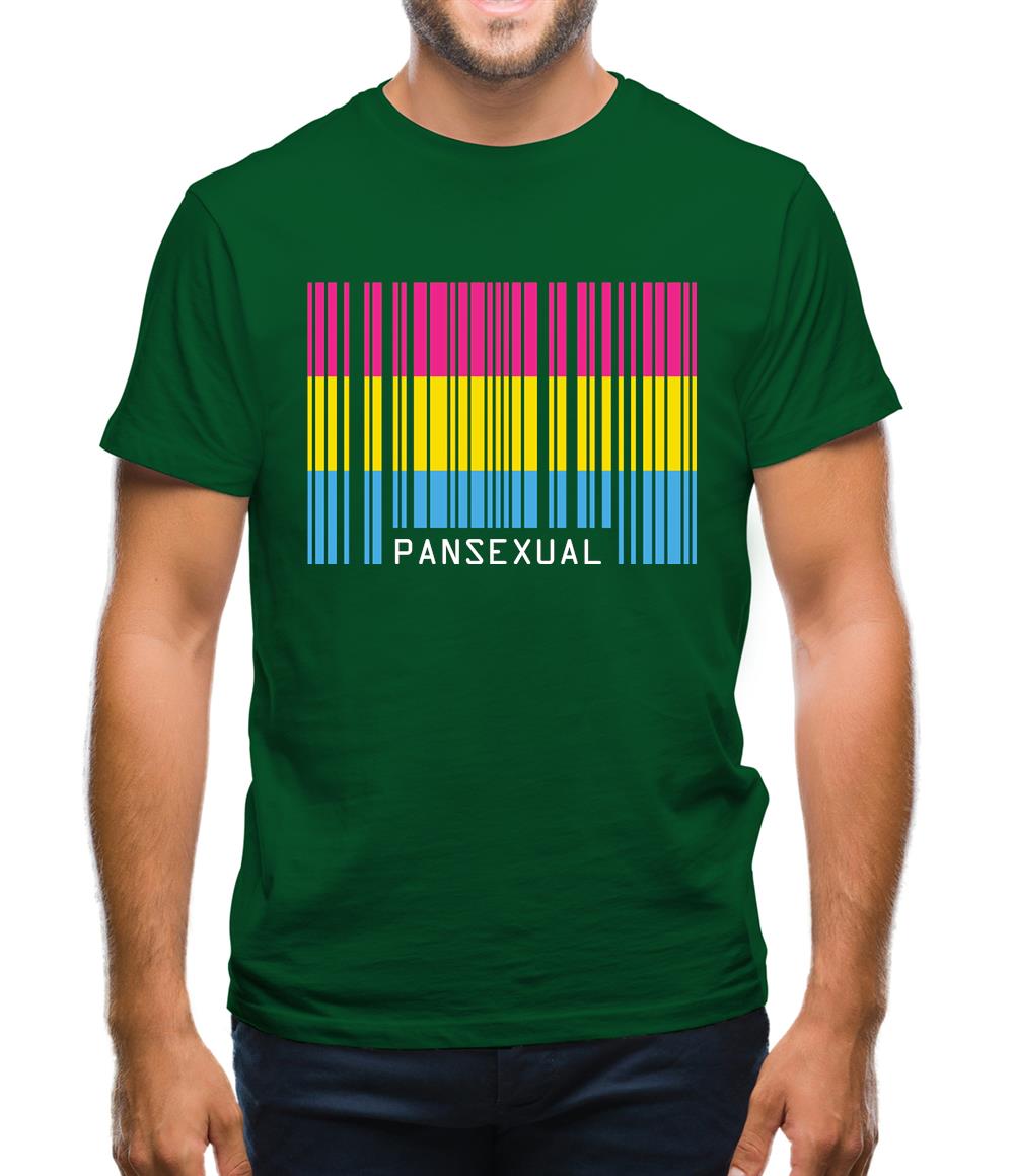 Lgbt Barcode Flags Pan Sexual Mens T-Shirt Lgbt Barcode Flags Pan Sexual Mens T-Shirt